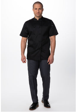 Selection of chef's jackets in various styles to help choose the right one for the kitchen
