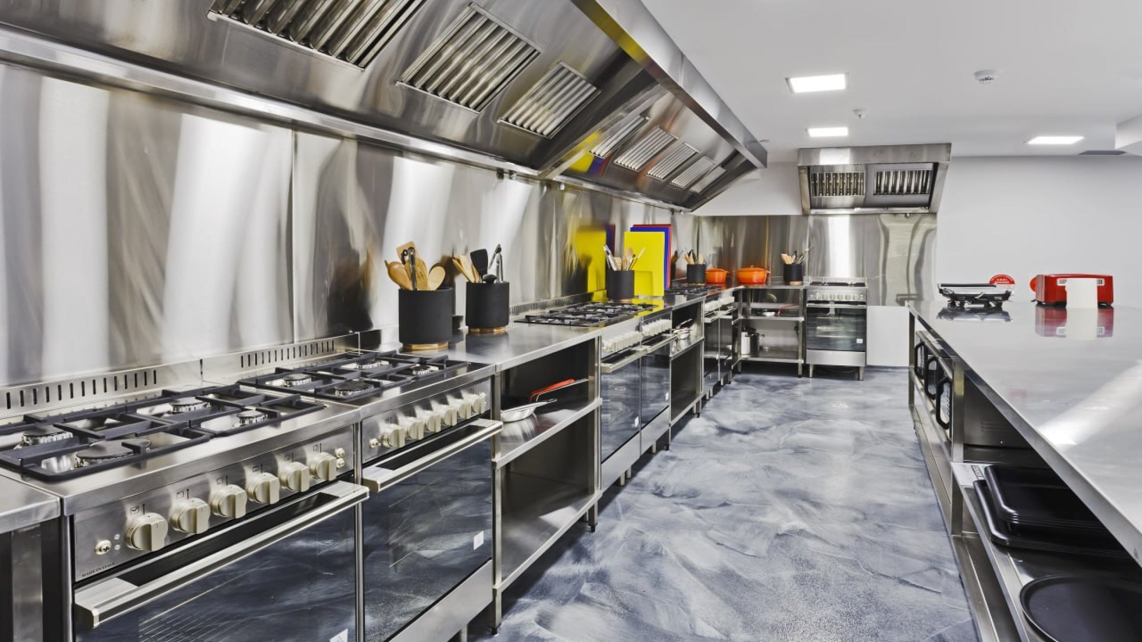 Commercial exhaust canopy and custom kitchen solutions installed by Hospitality Connect