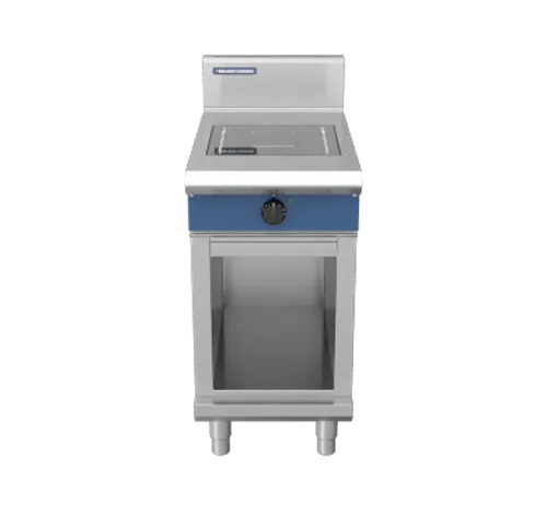 Blue Seal induction cooktop showing precision temperature control for commercial cooking