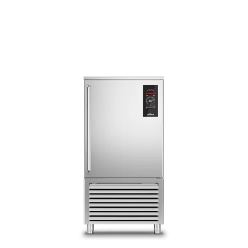 Commercial blast chiller rapidly cooling cooked food to safe temperature to reduce waste and save money