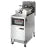 Henny Penny pressure fryer cooking juicy fried chicken for a takeaway food shop