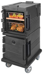 Cambro UPC600 ultra camcart food transport system used by a catering business