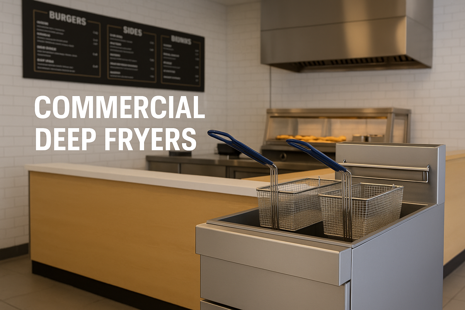 Commercial deep fryer range available in Australia from Hospitality Connect