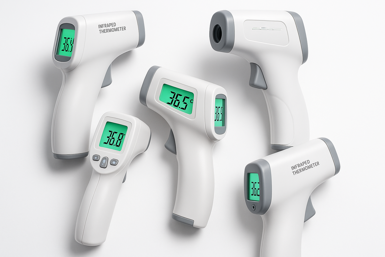 Infrared gun thermometer and digital probe thermometer compared for commercial kitchen use