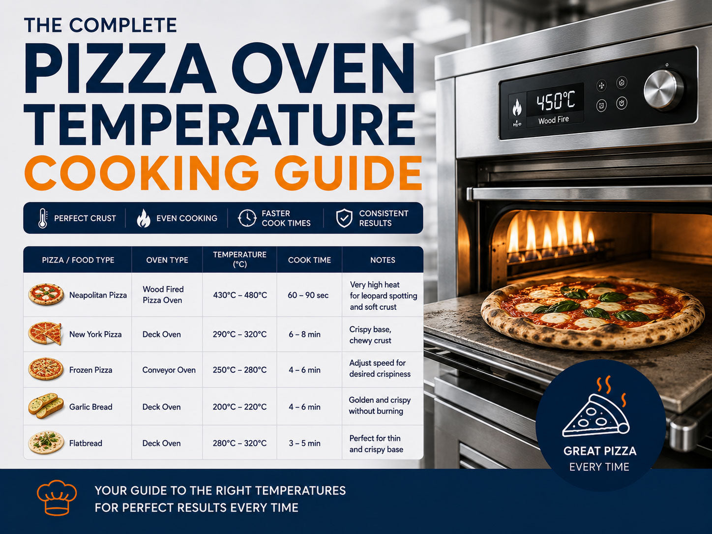Pizza Cooking Temperature Oven