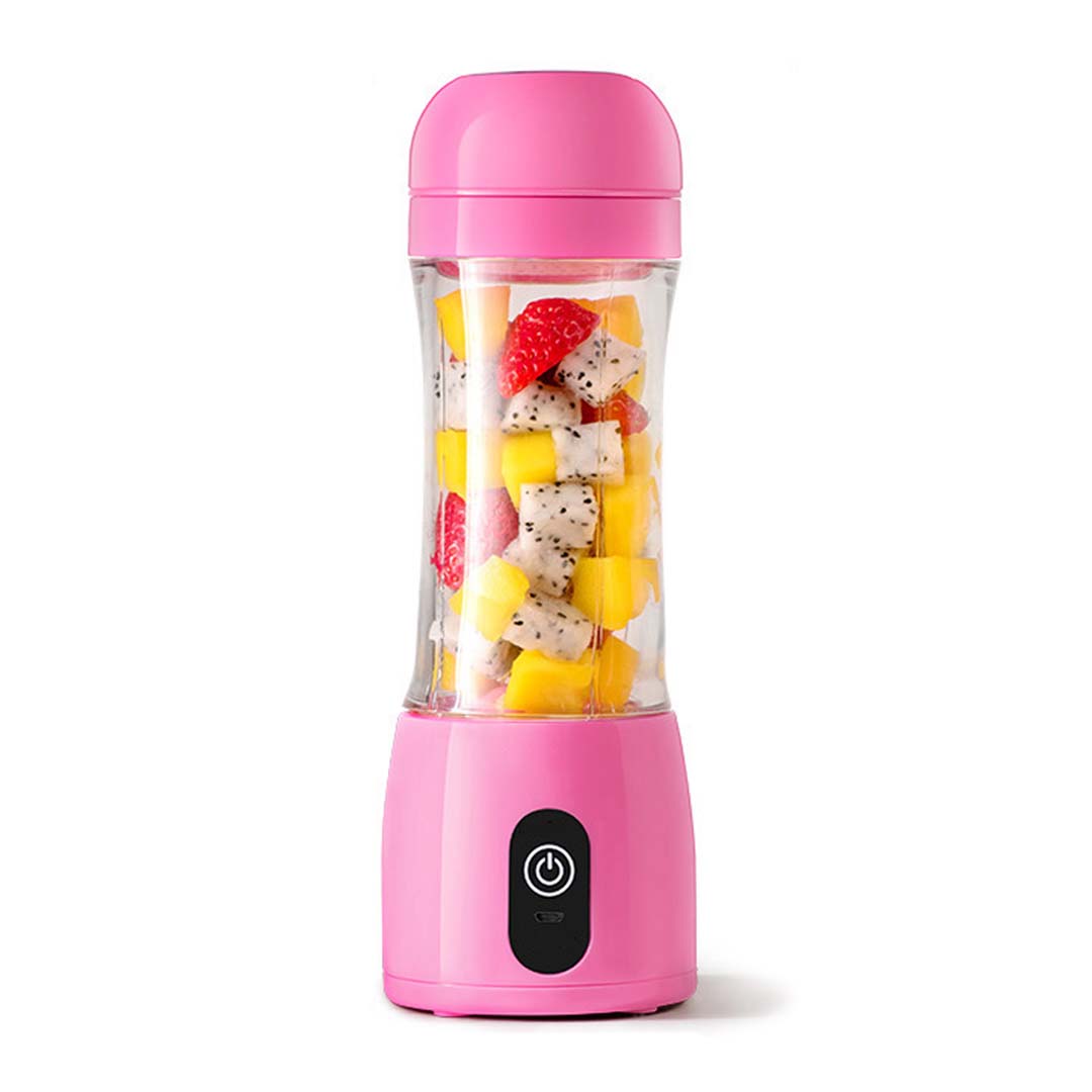 SOGA 380ml Portable Mini USB Rechargeable Handheld Fruit Mixer Juicer Pink - Hospitality Connect