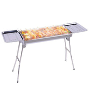 SOGA Skewers Grill with Side Tray Portable Stainless Steel Charcoal BBQ Outdoor 6-8 Persons - Hospitality Connect