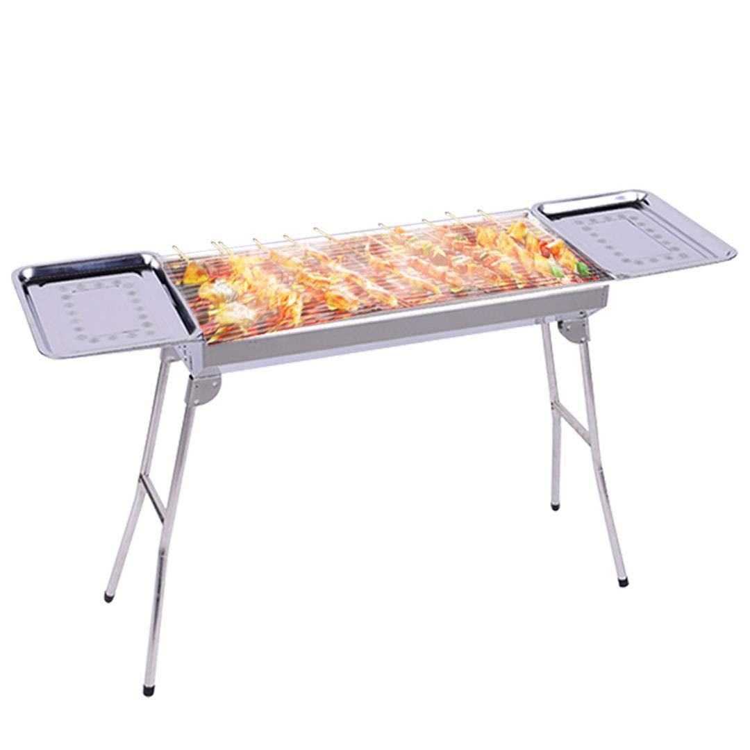 SOGA Skewers Grill with Side Tray Portable Stainless Steel Charcoal BBQ Outdoor 6-8 Persons - Hospitality Connect