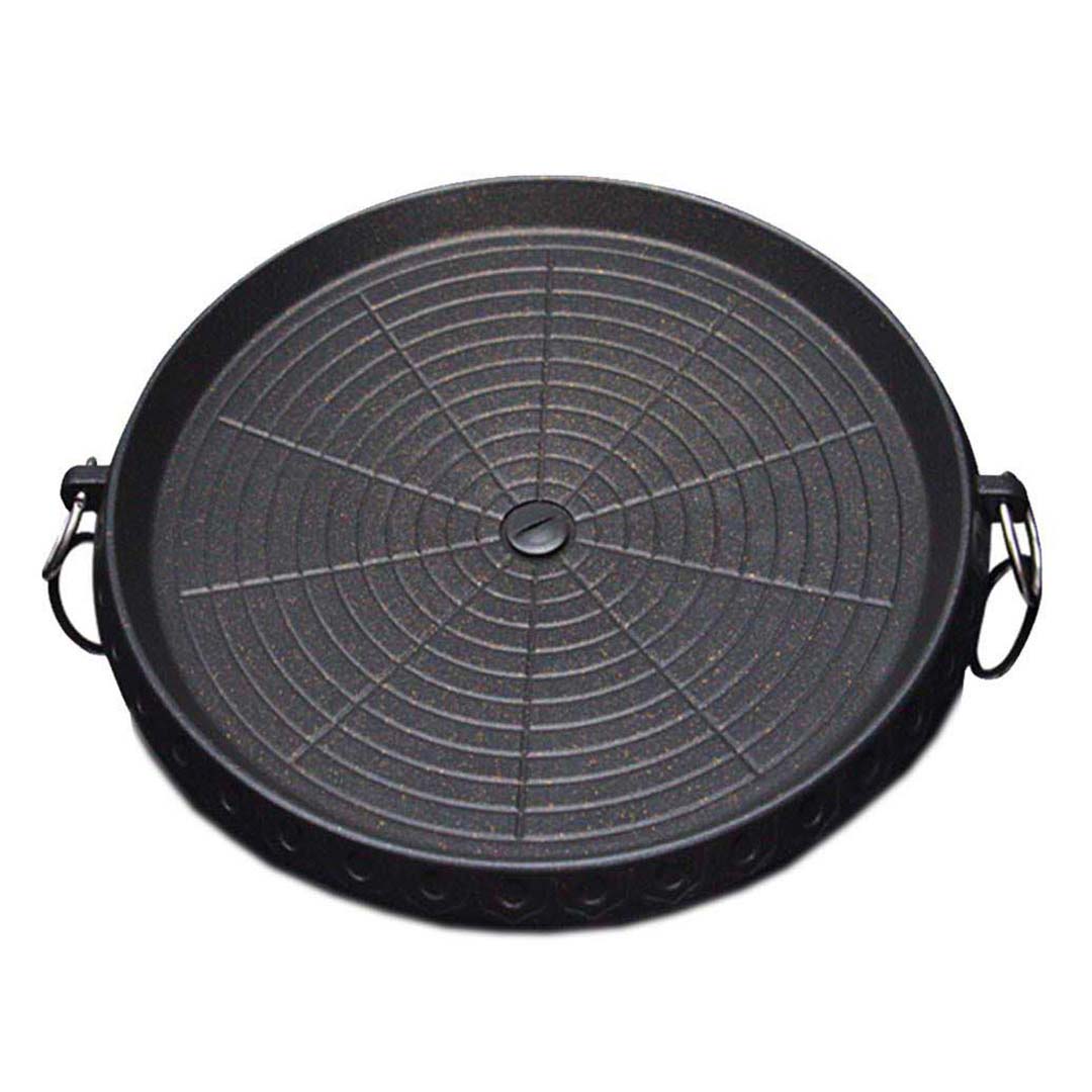 SOGA Portable Korean BBQ Butane Gas Stove Stone Grill Plate Non Stick Coated Round - Hospitality Connect