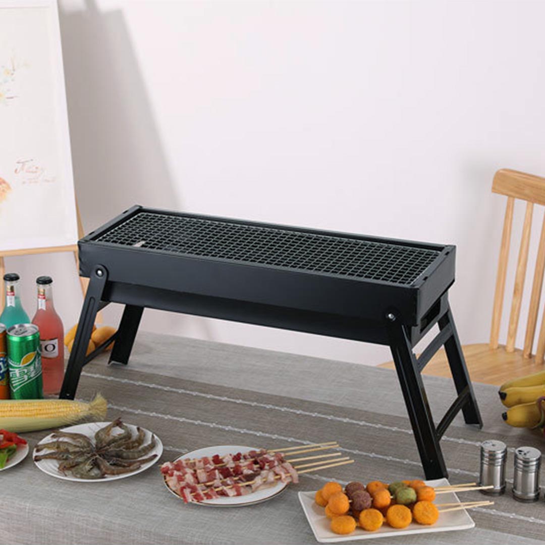 SOGA 60cm Portable Folding Thick Box-type Charcoal Grill for Outdoor BBQ Camping - Hospitality Connect