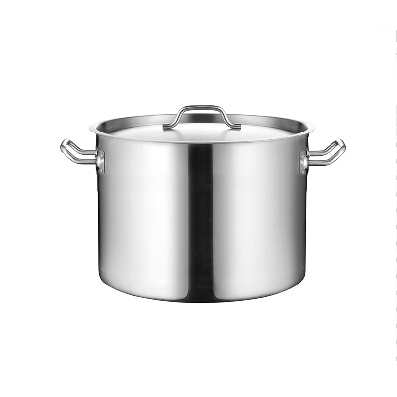 KitchenKnock Stock Pot - 03 - IH - S/S - 32.66L 003327 - Hospitality Connect