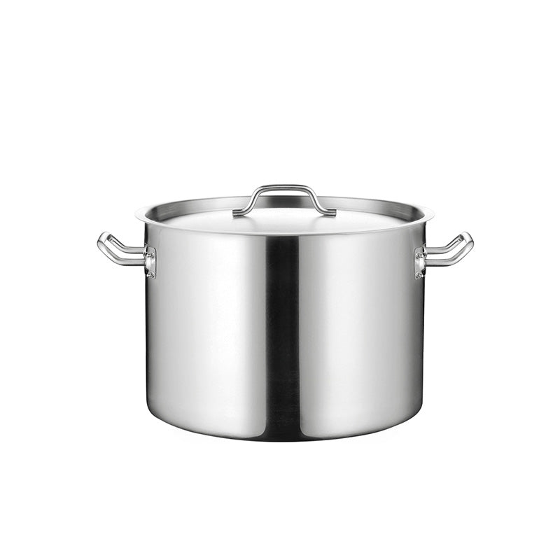 KitchenKnock Stock Pot - 03 - IH - S/S 304 - 24.4L 073206 - Hospitality Connect