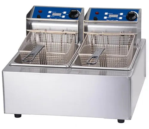 Birko Fryer -Double 5L-2x10amp 1001002. - Hospitality Connect