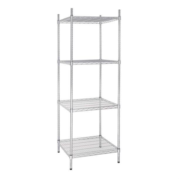 Vogue Tower Display Unit 4 Shelves - 1830x610x610mm 72x24x24" - Hospitality Connect