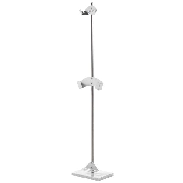 Gi Metal Free Standing Peel rack with marble base AC-BS 200 - Hospitality Connect