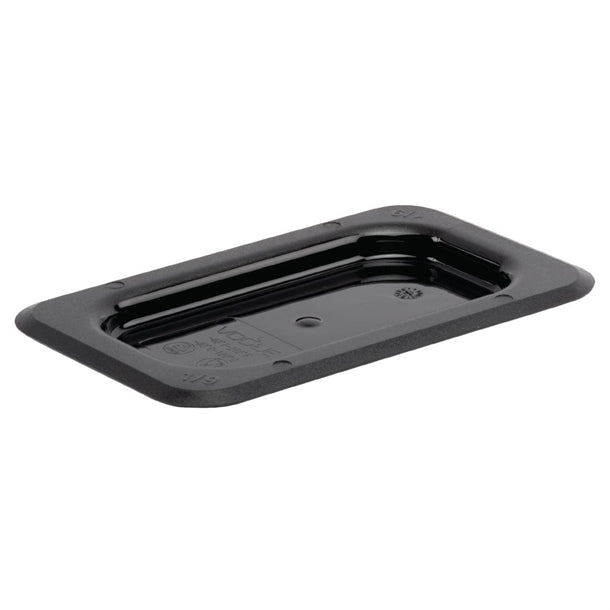 Vogue Black Polycarbonate Lid - GN 1/9 - Hospitality Connect