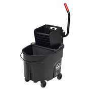Rubbermaid Executive WaveBrake 33L (35 Qt) Side Press Wringer & Mop Bucket - Hospitality Connect