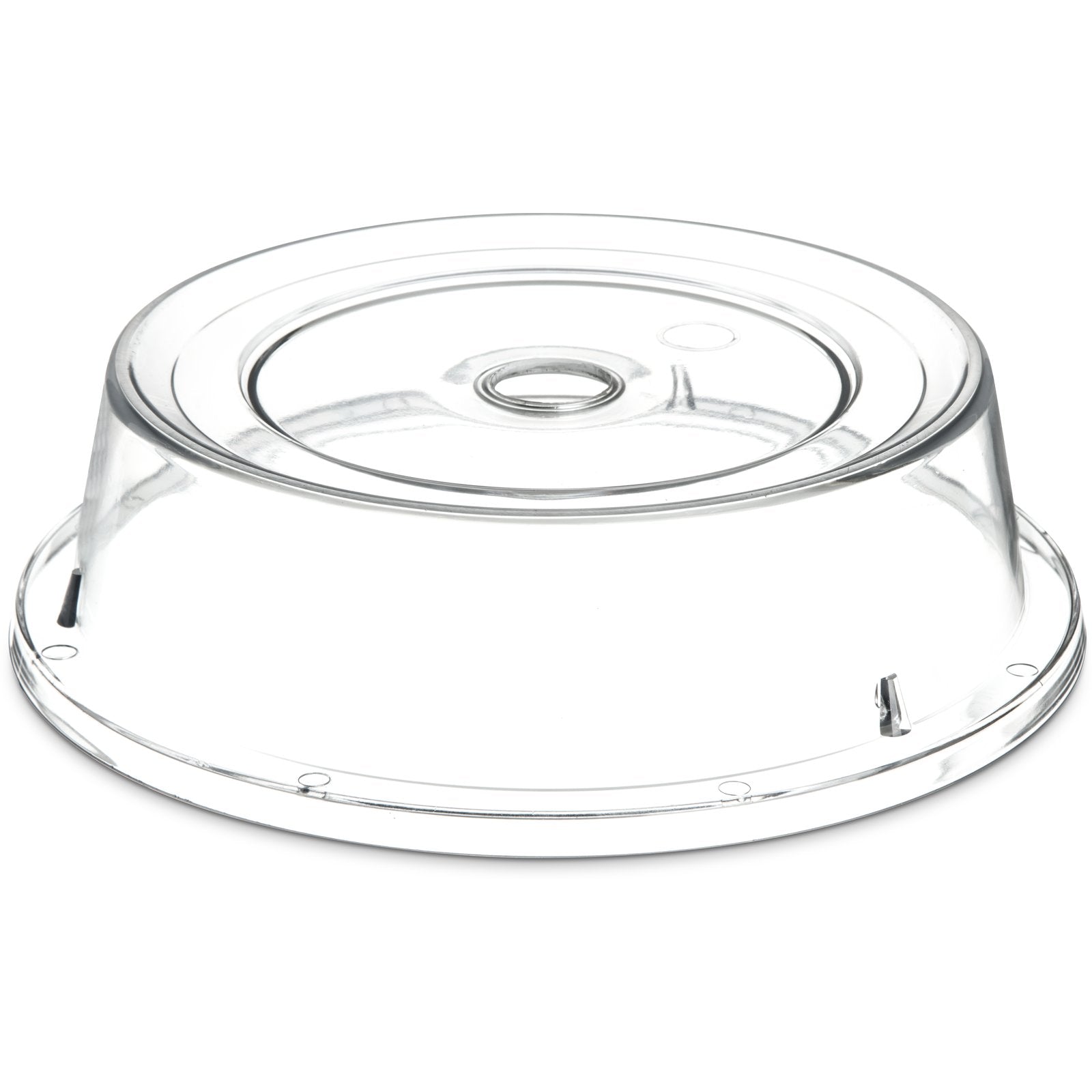 198907 Carlisle Clear Polycarbonate Plate Cover 260mm x 76mm - 12 per pack - pack price - Hospitality Connect