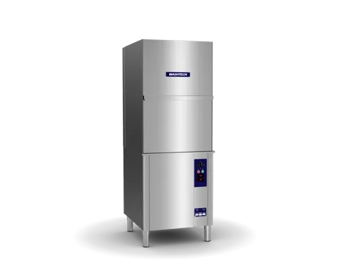 Washtech  Front Loading Warewasher - 500mm x 600mm Rack PW1. - Hospitality Connect