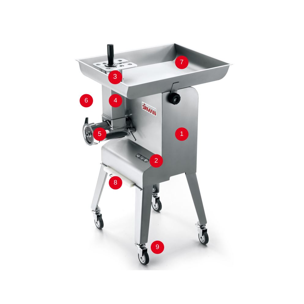 Sirman Buffalo TG Mincer -700kg/hr  TC32 - Hospitality Connect