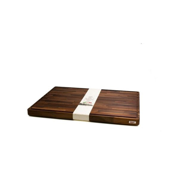 Bisetti Cutting Board Walnut w/Sauce Grove 40x25x2cm - Hospitality Connect