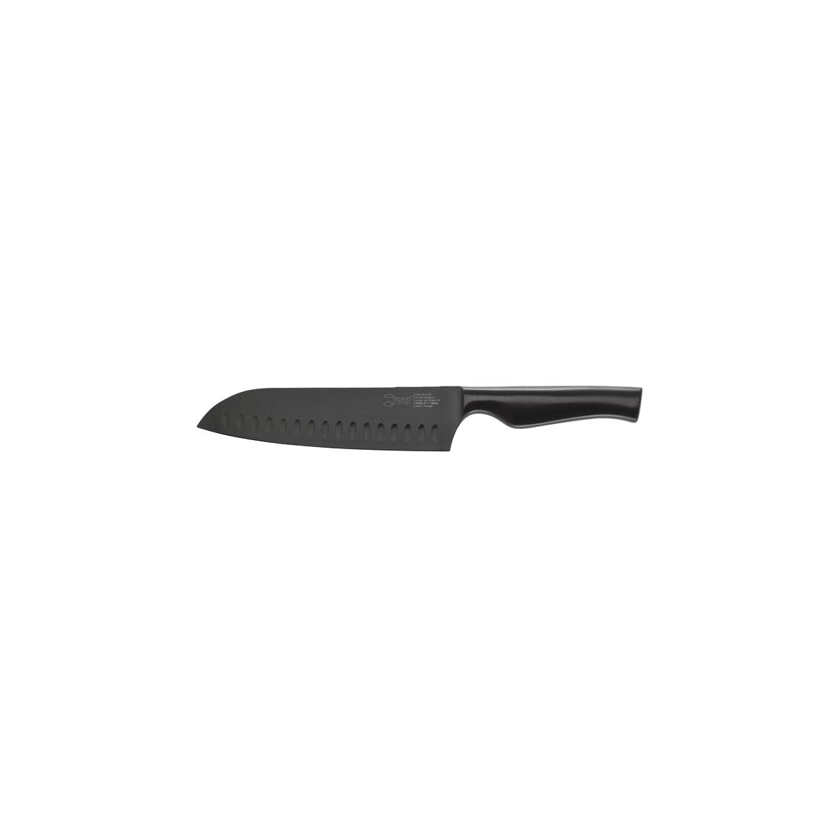 IVO VIRTU GRANTON SANTOKU KNIFE 180mm BLACK 26095 - Hospitality Connect