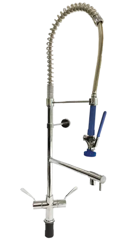 Jetstream Deck Mount Pre Rinse, complete with wall bracket, 256mm swing faucet JET1200D. - Hospitality Connect