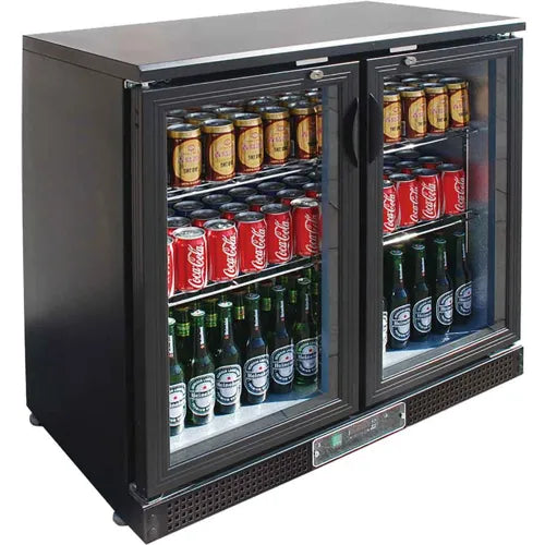 Thermaster Two Door Drink Cooler SC248G. - Hospitality Connect
