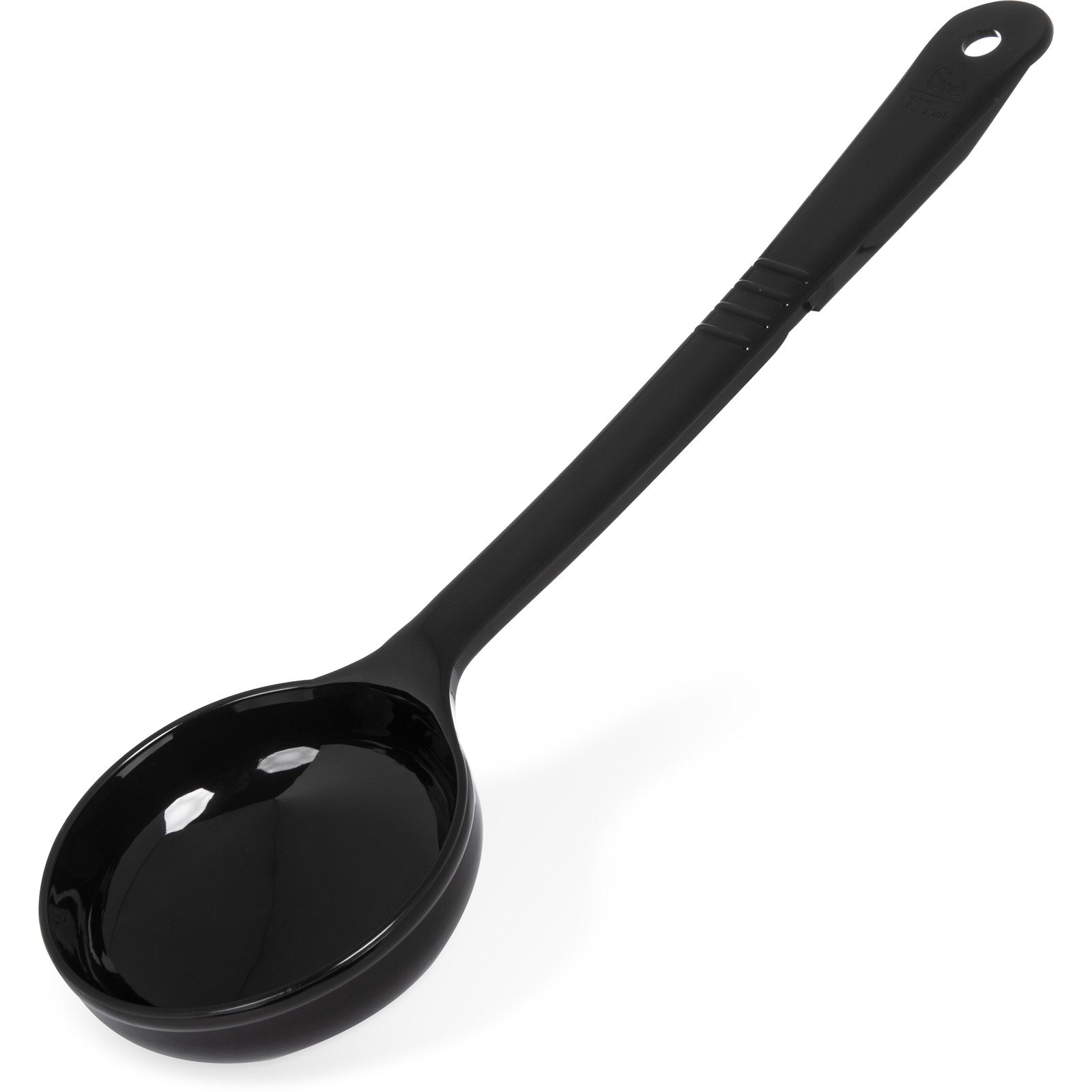 399003 Carlisle Measure Miser Black Measuring solid spoon with long handle 180mL Capacity - Pack of 12 - Pack Price - Hospitality Connect