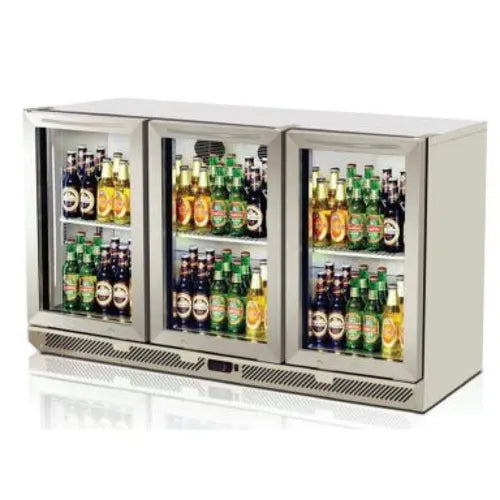 Turbo Air Glass 3 swing doors Back Bar TB13-8H-SD - Hospitality Connect