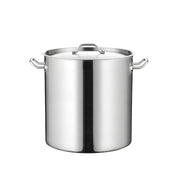KitchenKnock Stock Pot - 03 - IH - S/S - 130.6L 400758 - Hospitality Connect