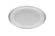 Bakemaster Silver Anodised Perforated Pizza Pan - Hospitality Connect