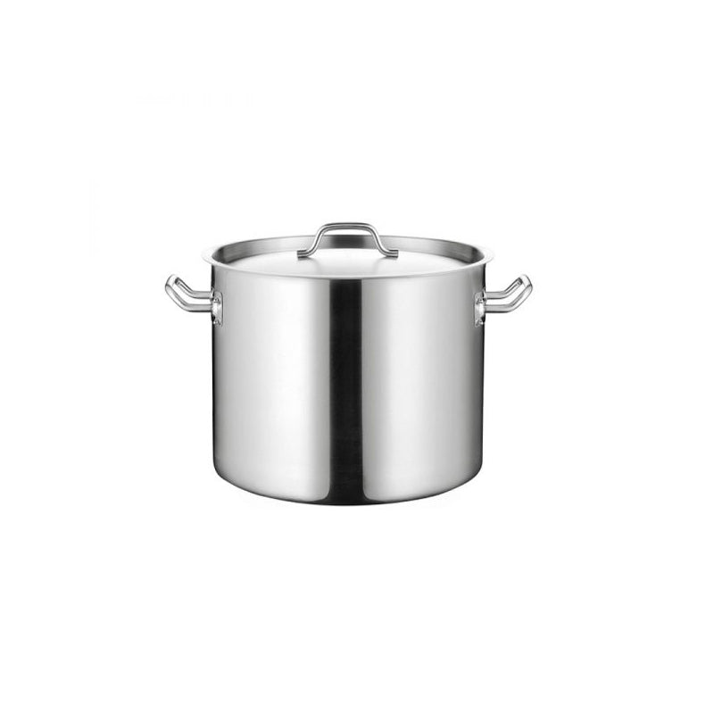 KitchenKnock Stock Pot - 03 - IH - S/S - 9.85L 415374 - Hospitality Connect