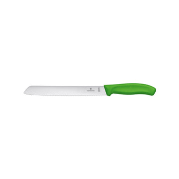Victorinox Bread Knife, Wavy Edge 21cm - Green - Hospitality Connect