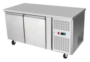 Atosa UNDERBENCH TWO DOOR COOLING FRIDGE TABLE 1360 MM EPF3422 - Hospitality Connect