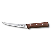 Victorinox Grand Maitre Boning Knife American Handle, Narrow Curved Flexible 15cm - Wood - Hospitality Connect
