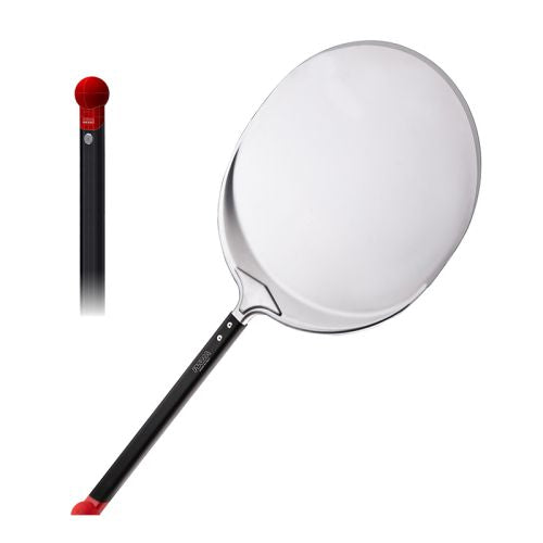 Piazza Pizza Peel 36cm -  70cm Round Aluminium Short Handle - Hospitality Connect