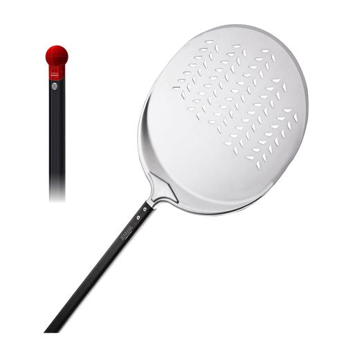 Piazza Pizza Peel 45cm - 200cm Round Perforated Aluminium - Hospitality Connect