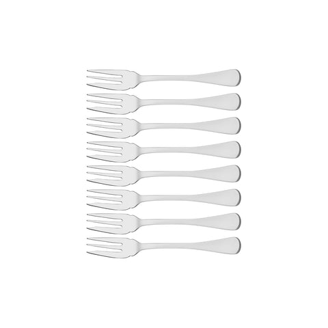 TABLEKRAFT ELITE CAKE FORK SET 8pc 18/10 148mm - Hospitality Connect