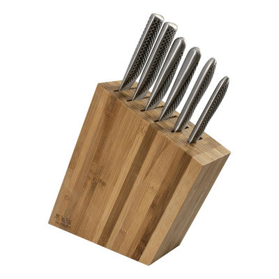 Global  Uku 6 Piece Knife Block Set - Hospitality Connect