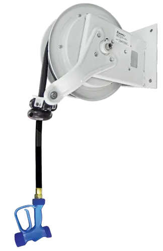 YellowHeavy Duty Hose Reels Powder Coated YHR-1035-0-Y72. - Hospitality Connect