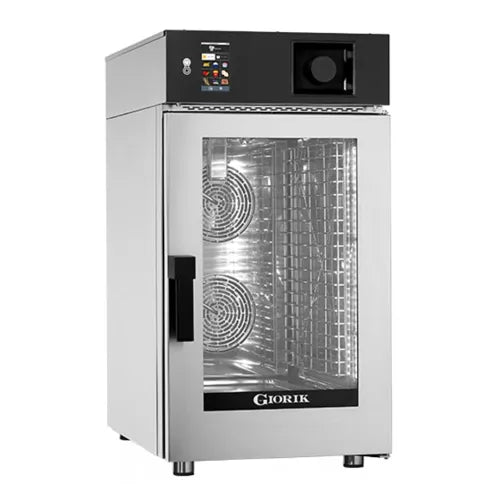 Giorik Mini-Touch Injection Combi Ovens 10 x 1/1 GN - Electric Includes - Standard Filter & Recirculating Ventless Hood KM101WT.SF.H - Hospitality Connect