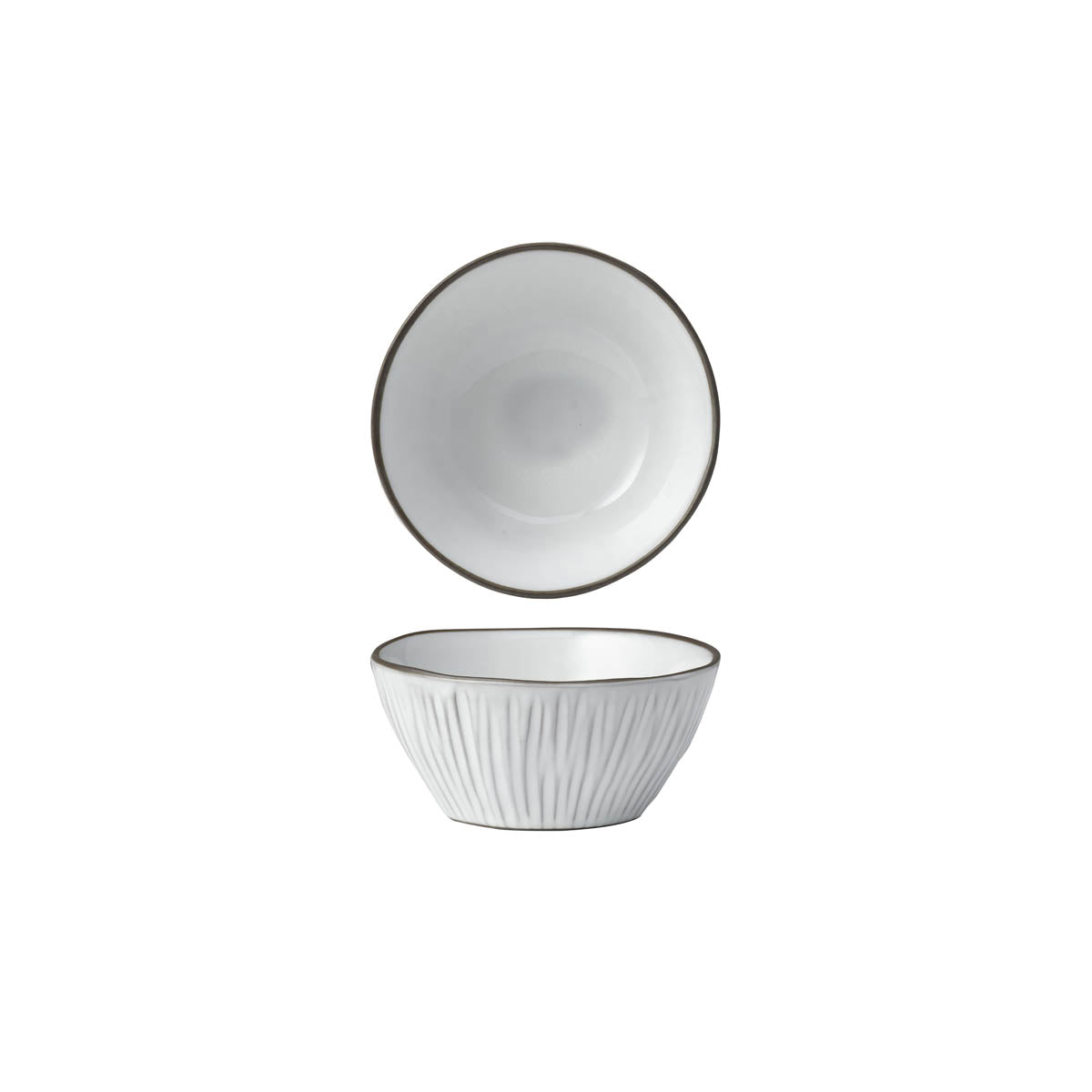 TABLEKRAFT LINEA ORGANICS CONICAL BOWL 130x63mm 400ml WHITE  Box of 5 - Hospitality Connect