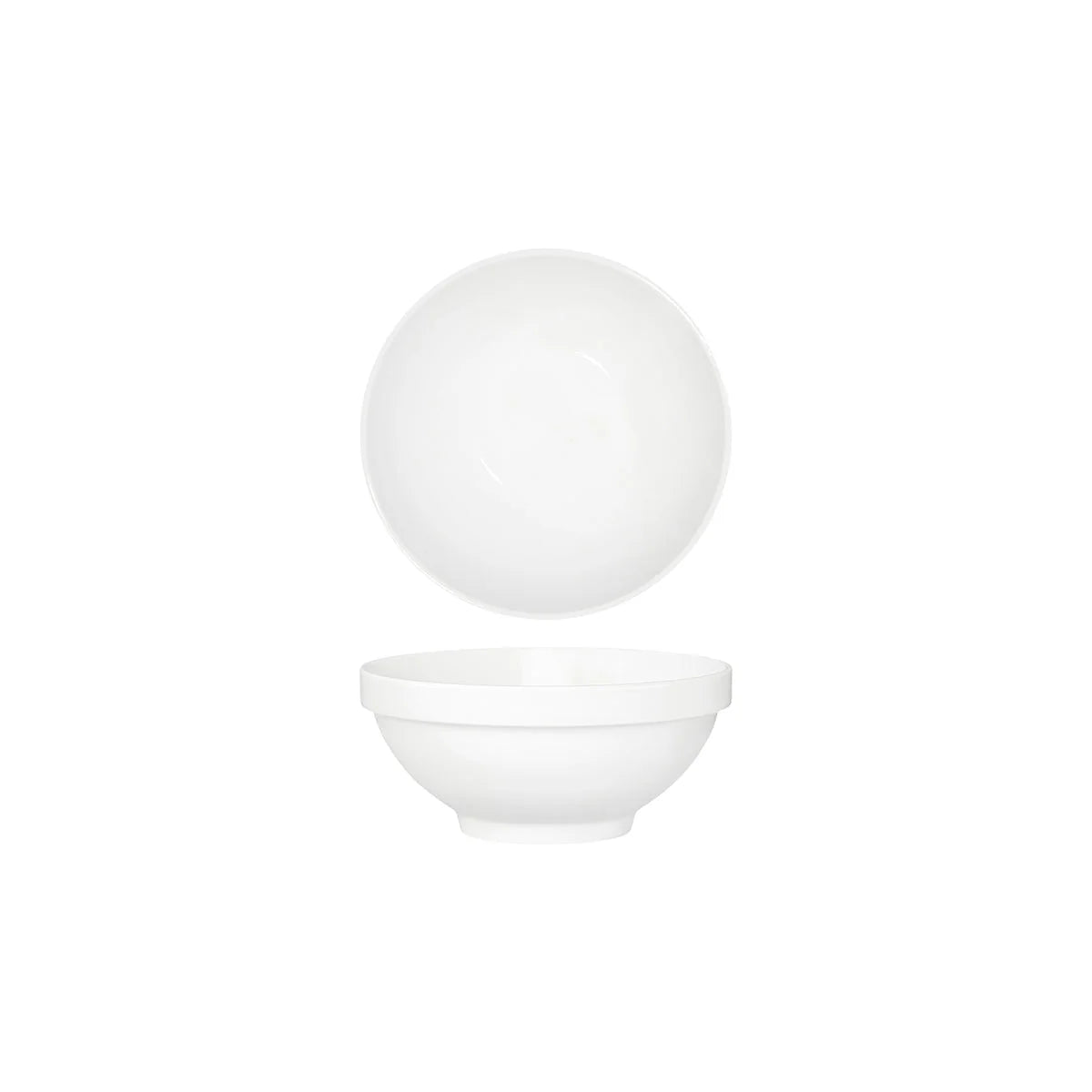 TABLEKRAFT CORE WHITE ROUND BOWL FOOTED 200x90mm STACK RIM Box of 3 - Hospitality Connect
