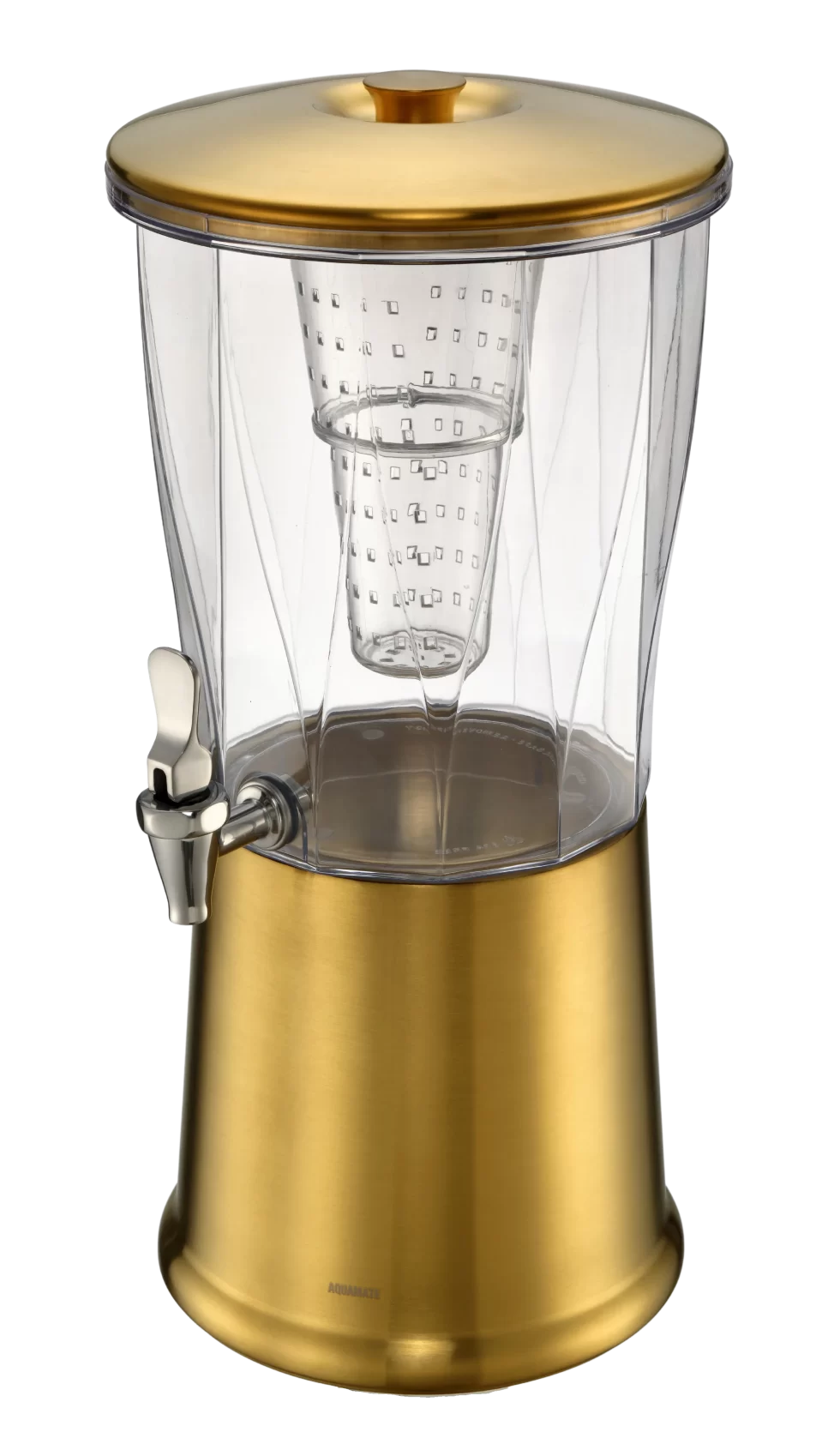 Aqumate 11.3 L  Cold Beverage Dispenser with stainless steel spigot (Vintage Gold) - Hospitality Connect