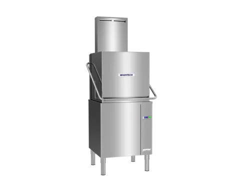 Washtech Premium Fully Insulated Passthrough Dishwasher with Heat Condensing Unit - 500mm Rack  ALC. - Hospitality Connect