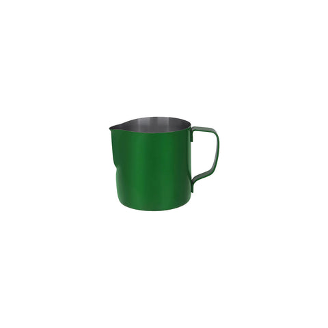 BREW MILK FROTHING JUG S/S 350ml POWDER COAT GREEN - Hospitality Connect