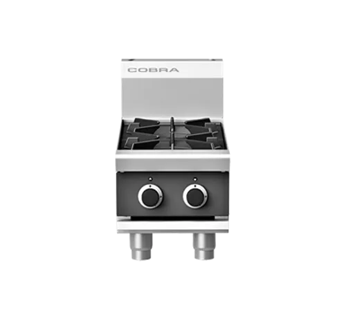 Cobra 305mm Two Burner Gas Cooktop Bench Model C3D-B. - Hospitality Connect