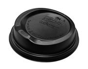 Eco-Smart® Combo Hot Cup Lid - To suit 8oz, 12oz & 16oz Double Wall, Combo Black - Hospitality Connect