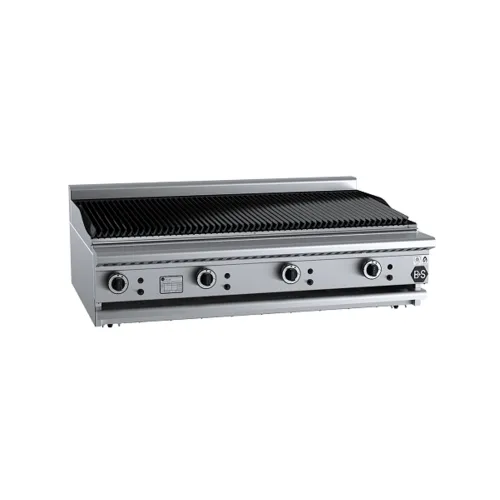 B&S Black Char Broiler 1200mm Bench Mounted CBR-12BM. - Hospitality Connect